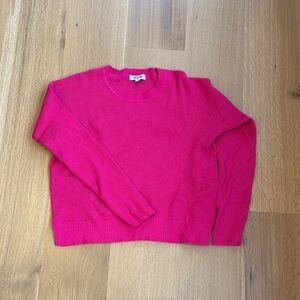 525 America Fuchsia Crew Neck Sweater
